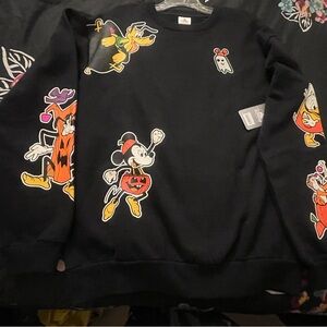 Halloween Disney Park Exclusive Mickey Mouse and Friends Fleece Pullover